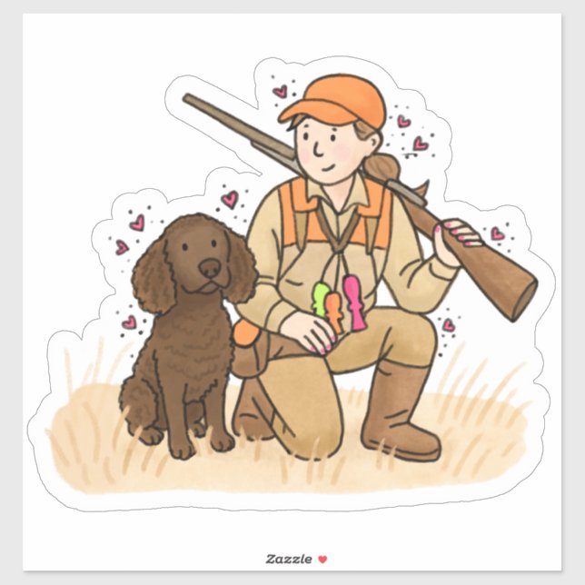 American Water Spaniel Auto-Aufkleber Aufkleber (Blatt)