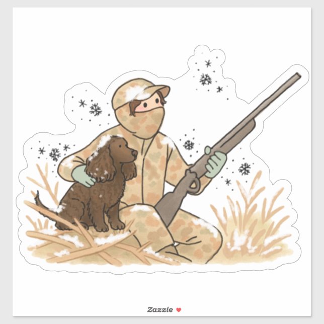 American Water Spaniel Auto-Aufkleber Aufkleber (Blatt)
