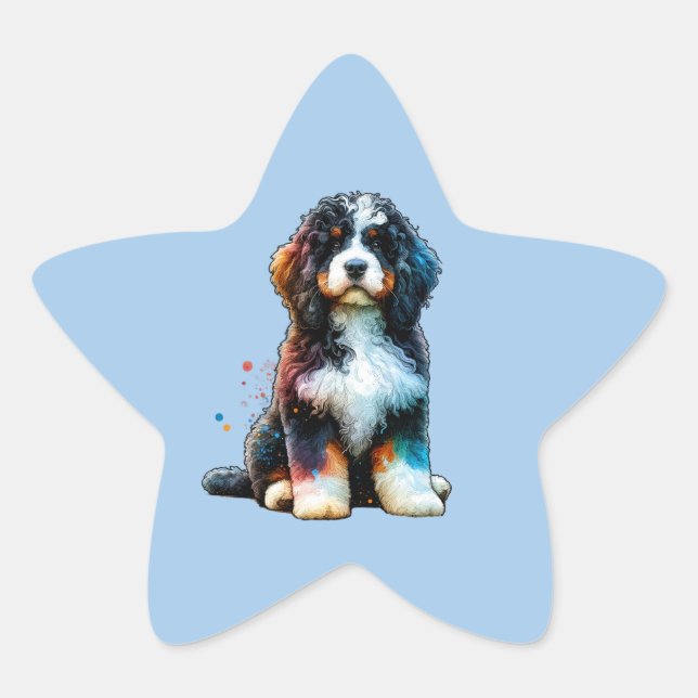 American Water Spaniel Dog Stern-Aufkleber (Vorderseite)