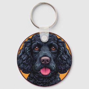 🐶 American Water Spaniel für Hunde Liebhaber Tägl Schlüsselanhänger