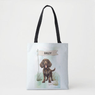 American Water Spaniel Wasserfarben personalisiert