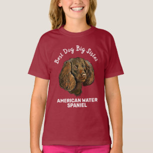 American Water Spanier bester Hund große Schwester T-Shirt