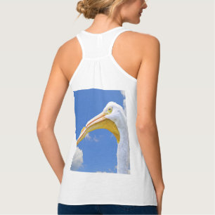 American White Pelican Tank Top