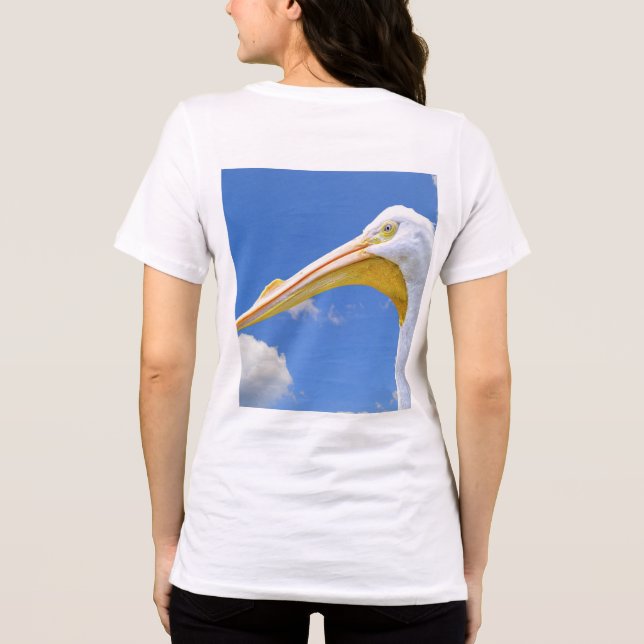 American White Pelican Tri-Blend Shirt (Rückseite)