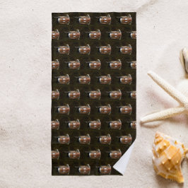 American Wigeon Duck on Water Pattern Strandtuch