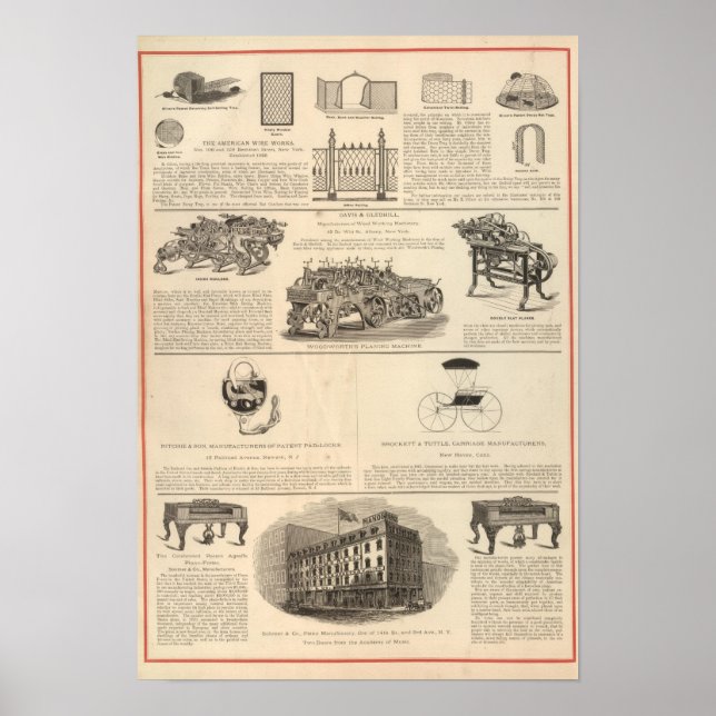 American Wire Works Poster (Vorne)