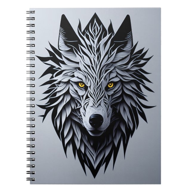 American wolf 6 notizblock (Vorderseite)