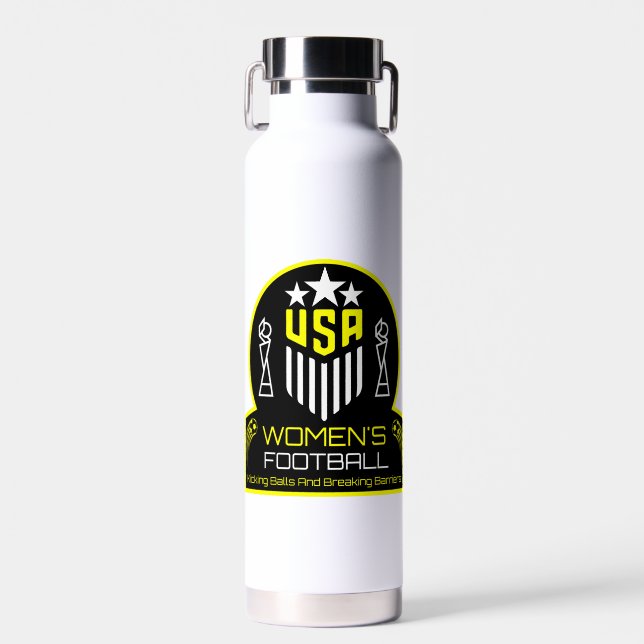 American Women's Football Trinkflasche (Vorne)