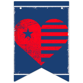 Americana 4. Juli Bunting Wimpelkette
