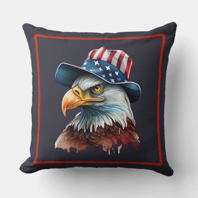 Americana Adler  Kissen (Vorderseite)