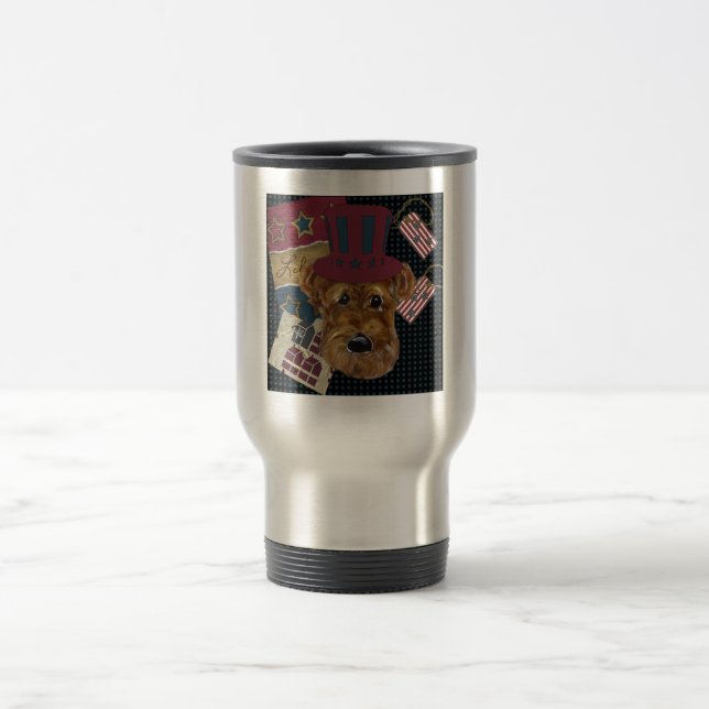 AMERICANA AIREDALE REISEBECHER (Mittel)