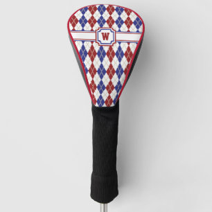 Americana Argyle-Fahrerabdeckung Golf Headcover