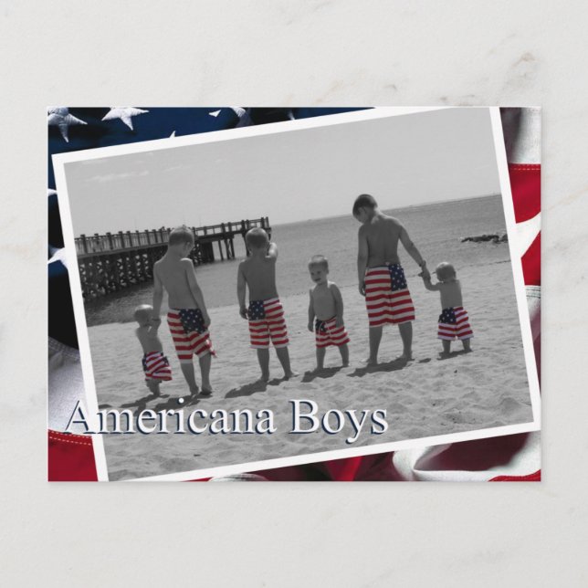 Americana Boys 2 Postkarte (Vorderseite)