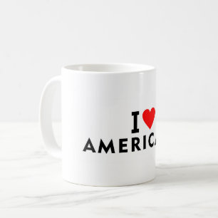 Americana Brasil Liebe Stadt Herz wie Reise USA u Kaffeetasse