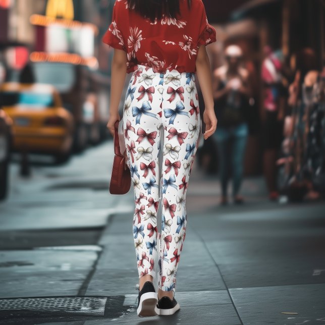 Americana Coquette Bow Leggings (Von Creator hochgeladen)