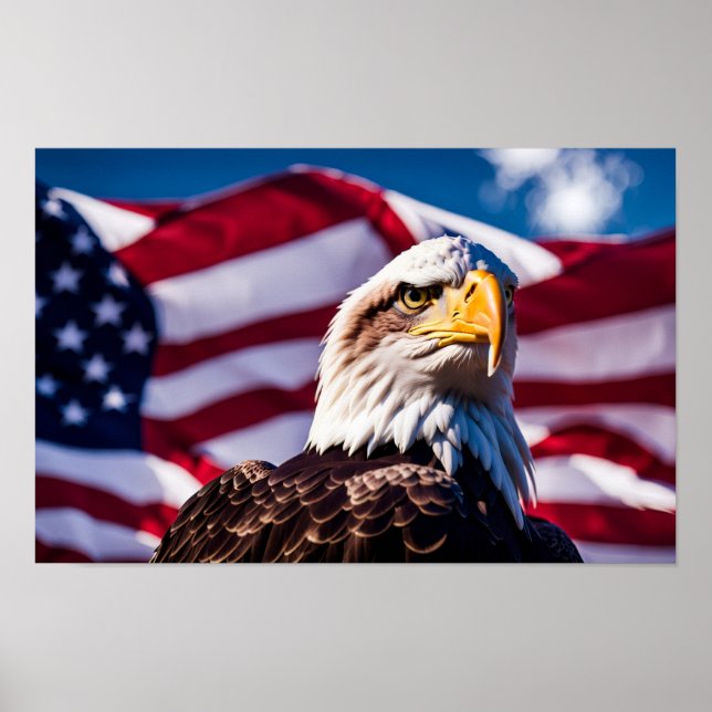 Americana Eagle Poster (Vorne)