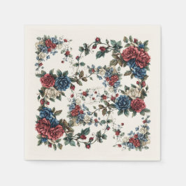 Americana Garden Patriot Rosen Serviette