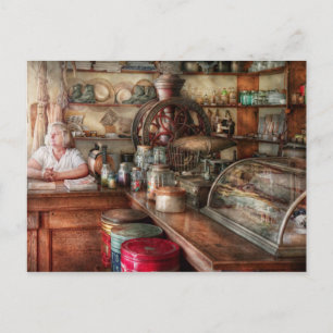 Americana - Geschäft - Fürsorge für den Laden Postkarte