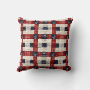 Americana-Gitter-Wurfkissen Kissen