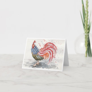 Americana Hahn von Sherry Karte
