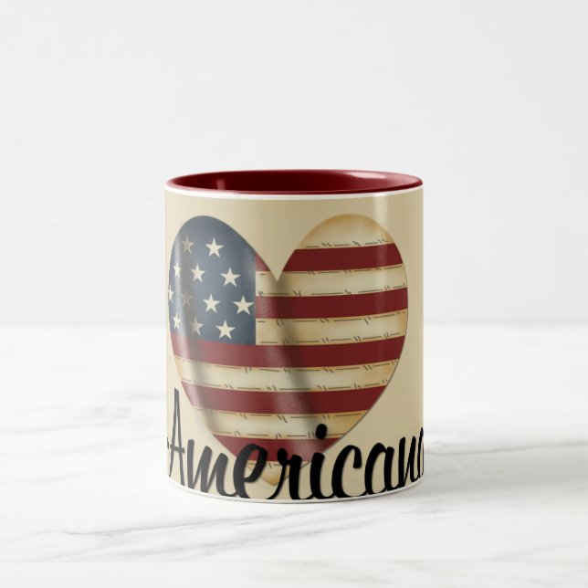 Americana Heart Tasse (Mittel)