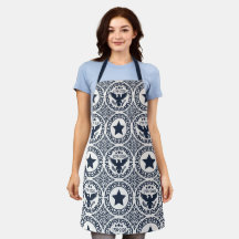Americana Heritage Eagle Medaillon (Navy Creme)