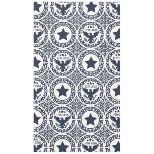 Americana Heritage Eagle Medaillon (Navy Creme) Tischdecke