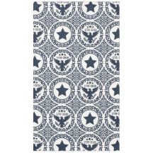 Americana Heritage Eagle Medallion (Navy Cream)