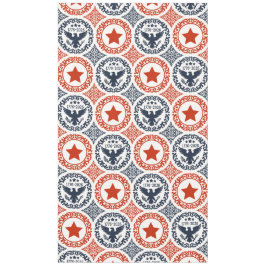 Americana Heritage Eagle Medallion -Navy Red Cream Tischdecke