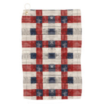 Americana Lattice Golf Handtuch