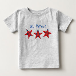 Americana Li'l Patriot Bandana Stars Baby T - Shir T-shirt