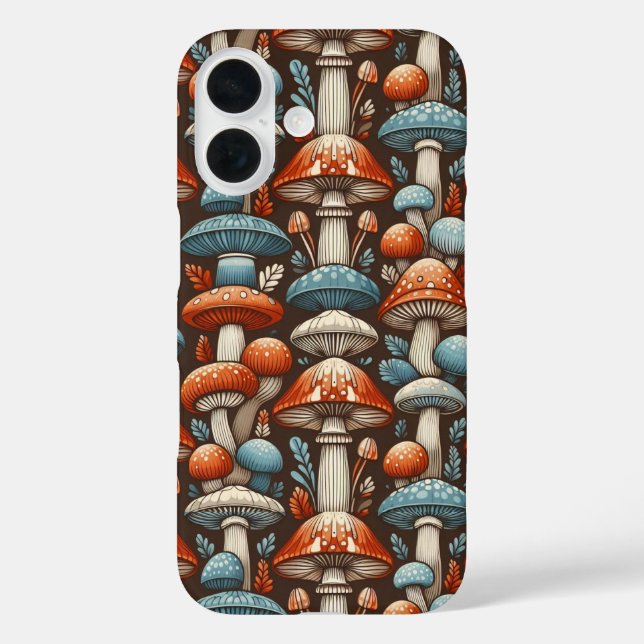 Americana Mushrooms Case-Mate iPhone Hülle (Rückseite)