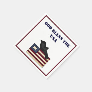Americana Paper Napkins Serviette