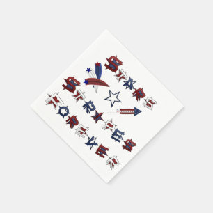 Americana Paper Napkins Serviette