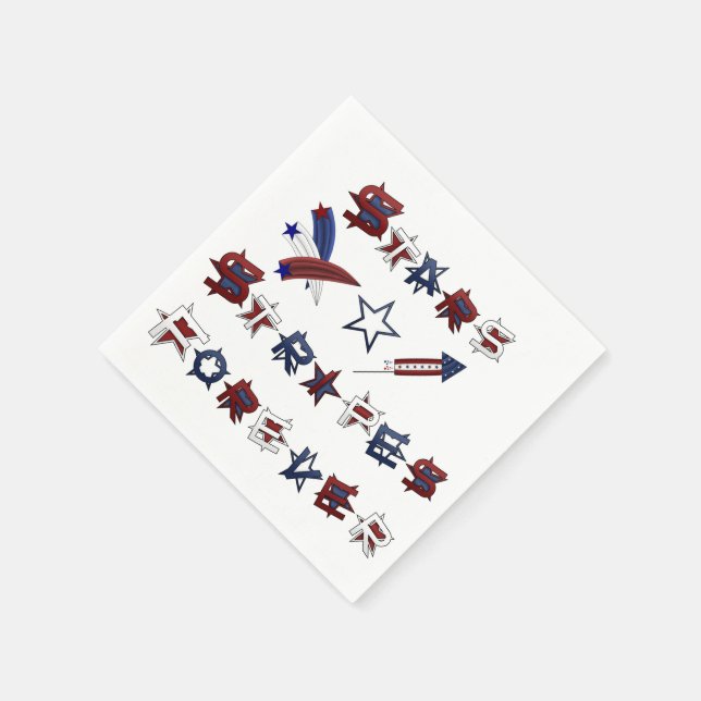 Americana Paper Napkins Serviette (Ecke)