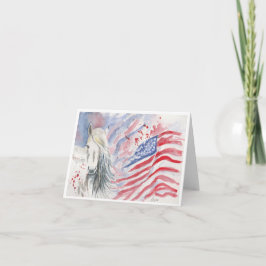 Americana Pferd von Sherry Karte