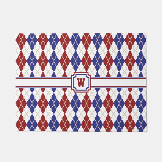 Americana Raute Doormat Fußmatte (Vorderseite)