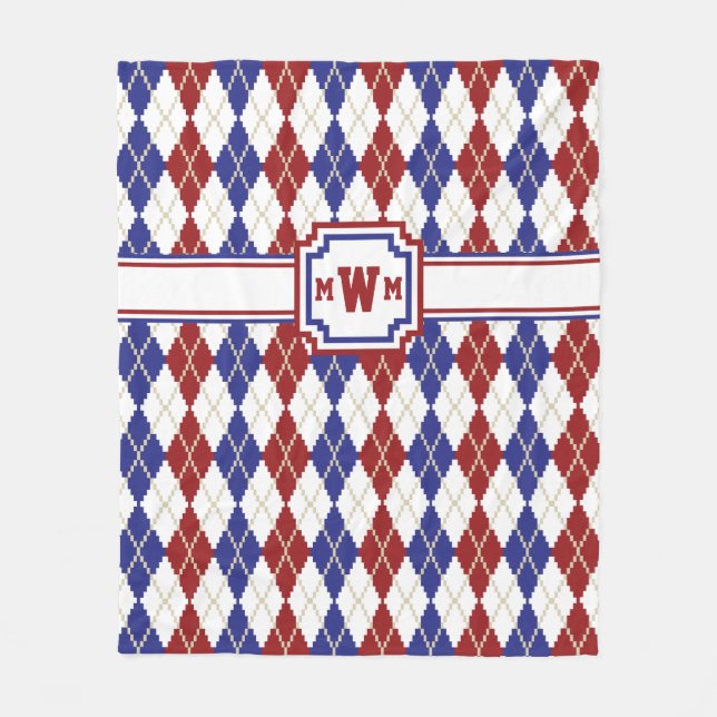 Americana Raute Fleece Blanket (Vorderseite)