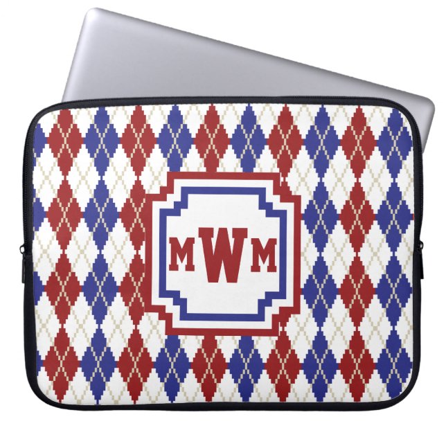 Americana Raute Laptop Sleeve (Vorderseite)