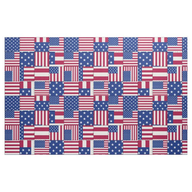 Americana Red White und Blue Stoff (Fat Quarter (45,7 x 55,9 cm))