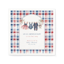 Americana Rot Weiß Blau Aquarellmuster N