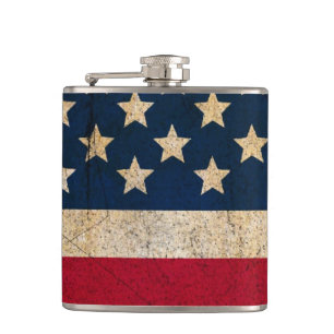 Americana Stars and Stripes Customisierte Flasche Flachmann