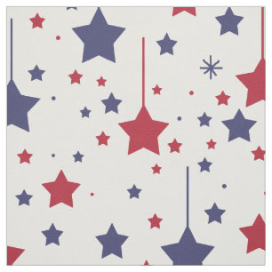 Americana Stars Red Blue Stoff