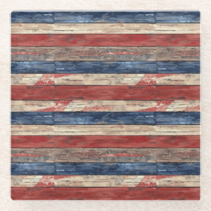 Americana/Stars Stripes/Patriotisch Glasuntersetzer