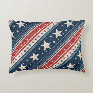 Americana/Sterne Streifen/Patriotisch Dekokissen