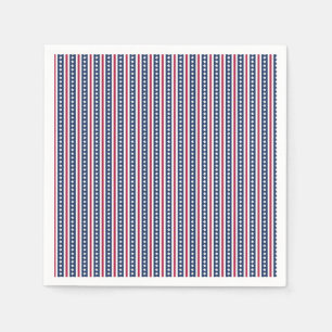 Americana Sterne und Streifen Serviette
