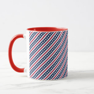 Americana Sterne und Streifen Tasse