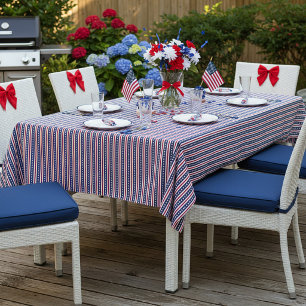 Americana Sterne und Streifen Tischdecke