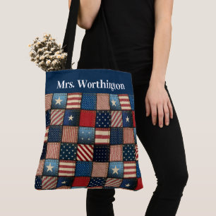 Americana über Print Tasche Version 2