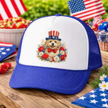 Americana-Welpen-Illustration